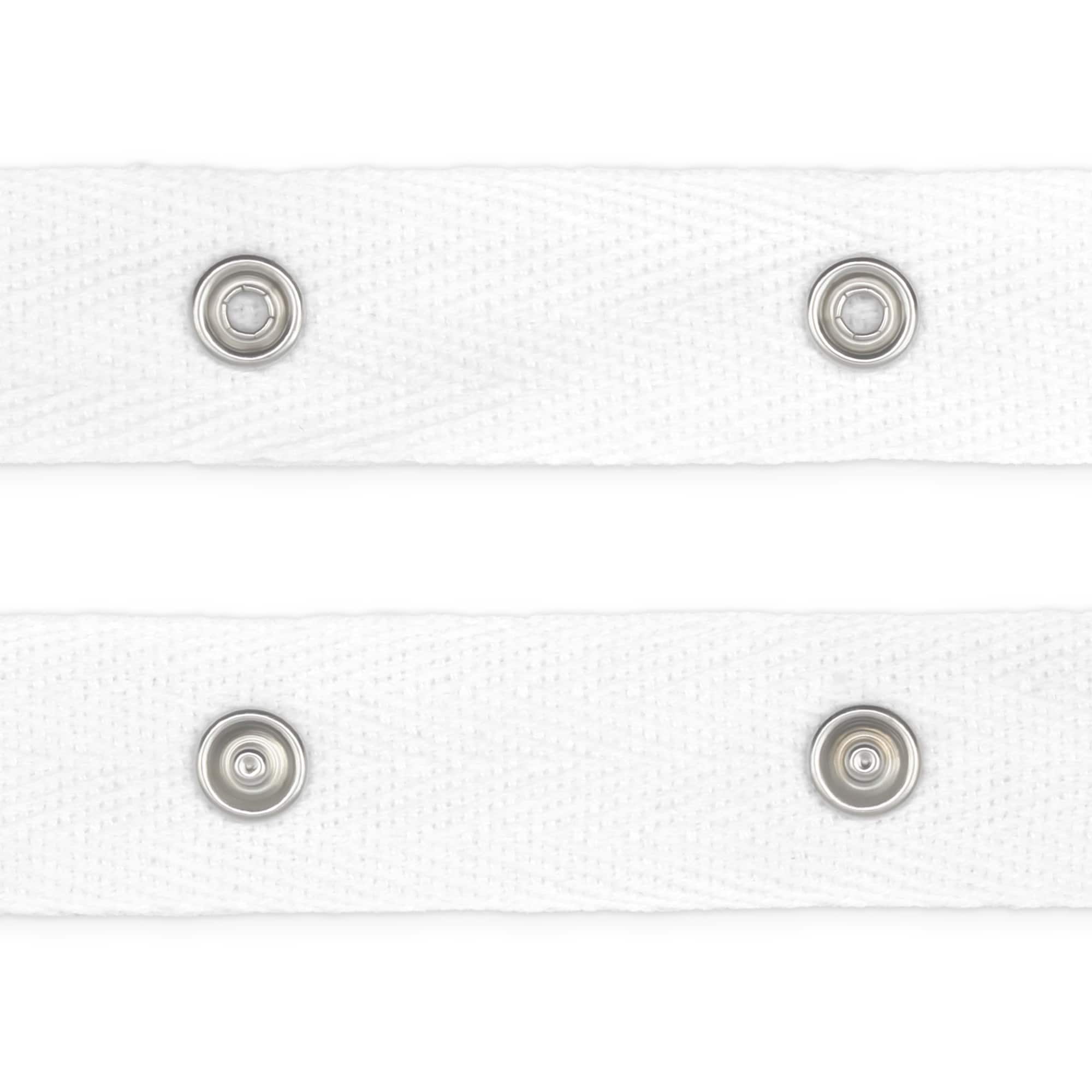 Dritz® White Cotton 12 Snap Tape, 8yd.